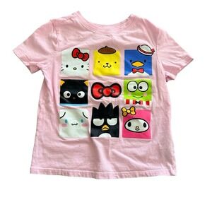 Sanrio T-Shirt Pink Hello Kitty and Friends Graphic Kids 4T